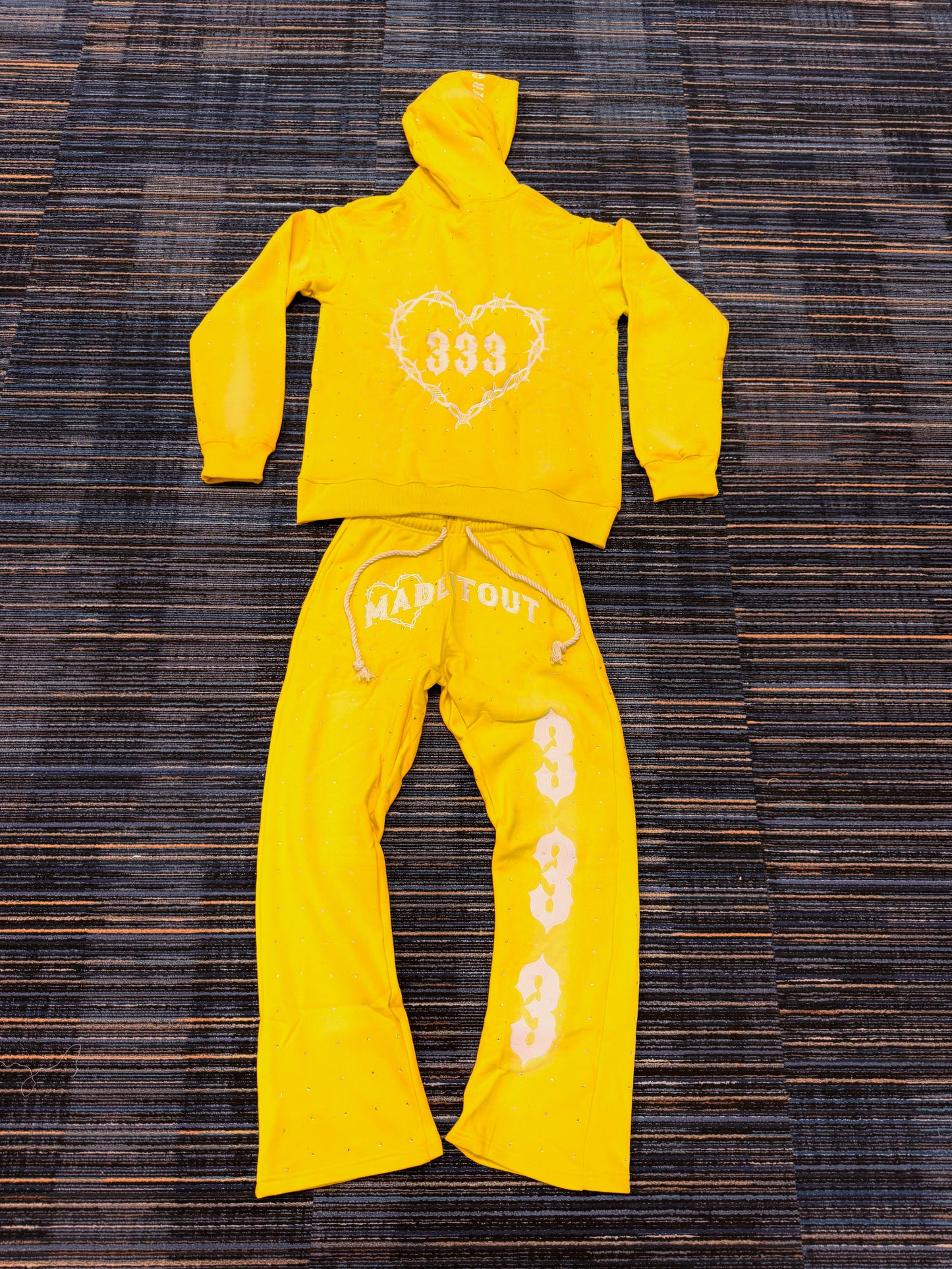 Yellow Sunfade Sweatsuit