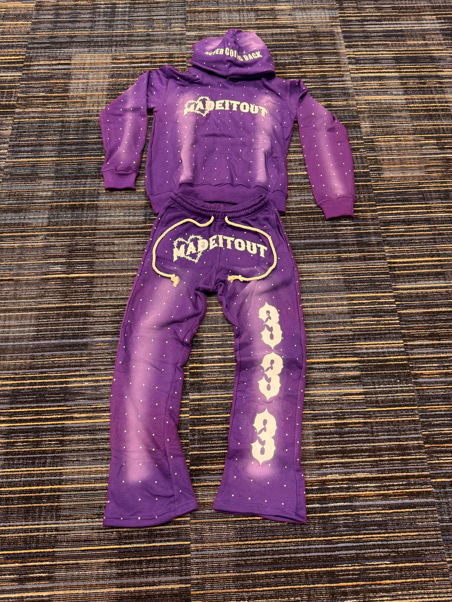 Purple Sunfade Sweatsuit