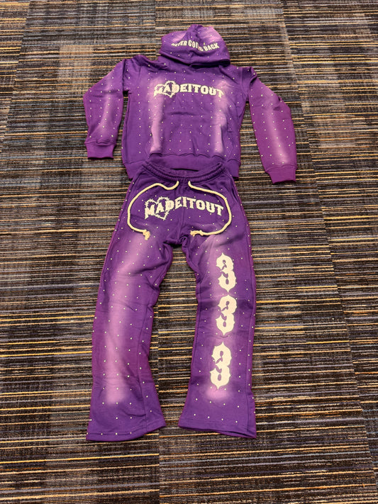 Purple Sunfade Sweatsuit