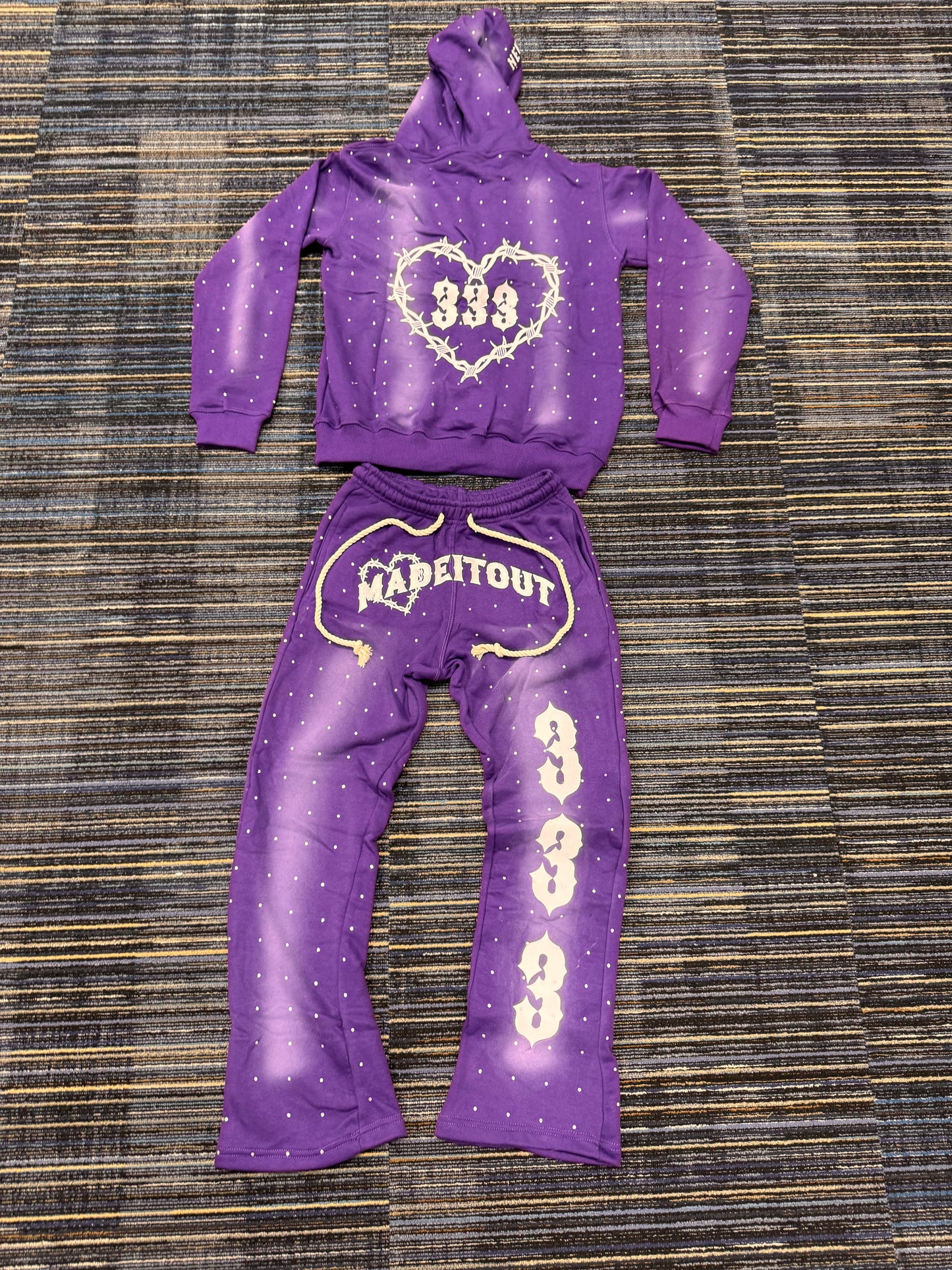 Purple Sunfade Sweatsuit